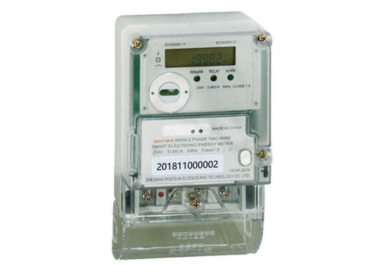 IEC62052는 AMI 전자식 전력량계 단일 상에게 240V 20 80 10 100 A를 선불했습니다